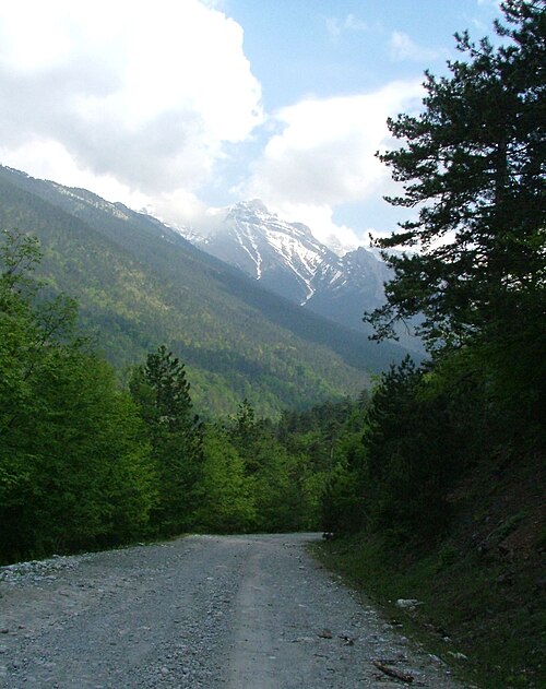 ギリシャのオリュンポス山