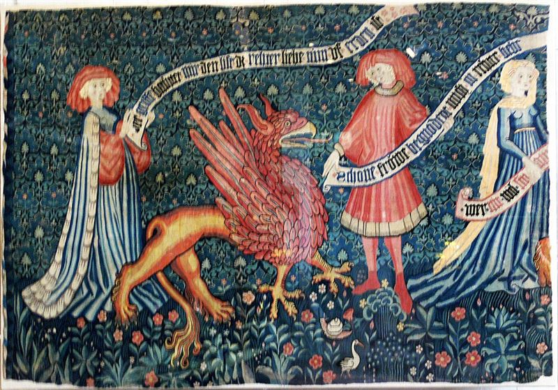 Griffin on a Minnesänger's Tapestry