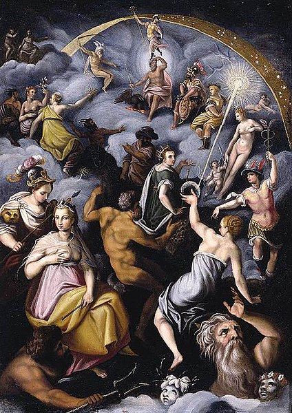 The Assembly of the Gods by Jacopo Zucchi