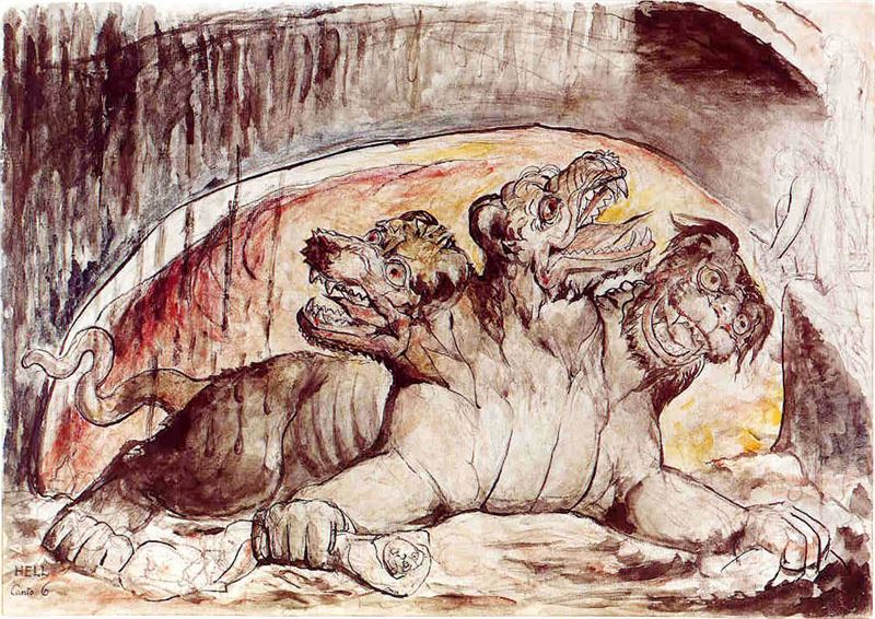 Cerberus by William Blake