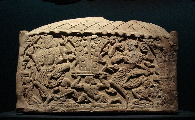 Zoroastrian ossuary, 7th-8th century CE, Hirman Tepe, Uzbekistan